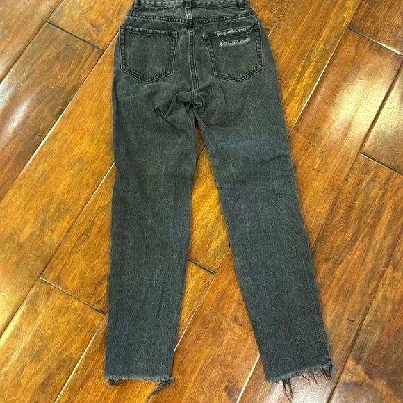 Great condition! Pac Sun women’s distressed jeans size 22.  Black. - Picture 7 of 9
